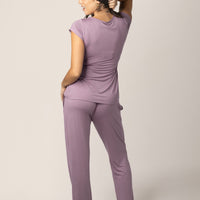 Davy Maternity & Nursing Pajama Set | Dusty Mauve