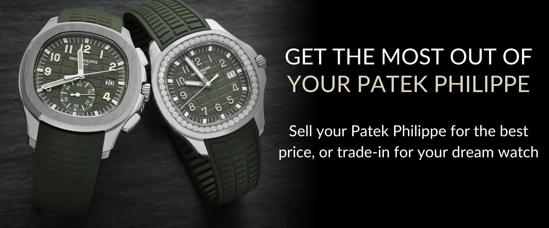Photo showing two Patek Philippe watches
