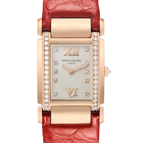 Photo of Patek Philippe Twenty-4 Rose Gold Diamond Ladies Watch 4920 4920R