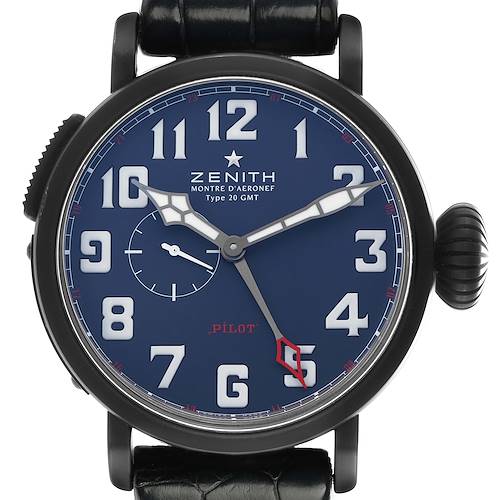 Photo of Zenith Pilot Type 20 LE Titanium Mens Watch 96.2436.693 Box Card